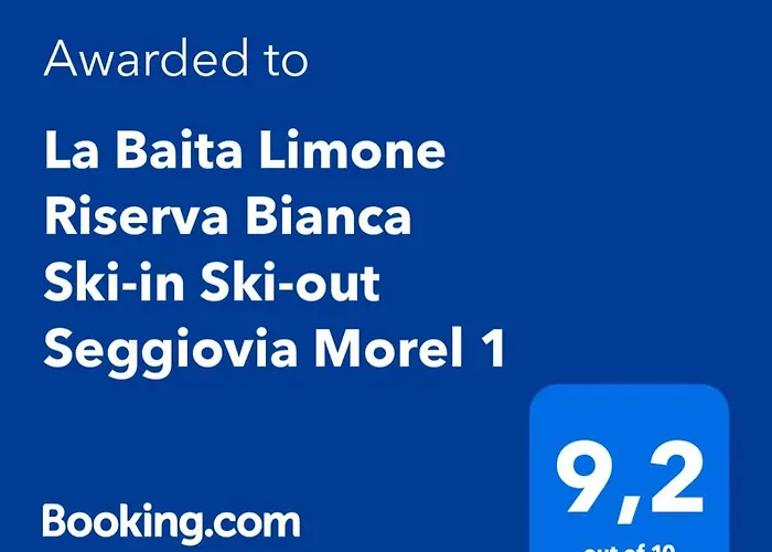La Limone Riserva Bianca Ski-in Ski-out Seggiovia Morel 1 아파트 *